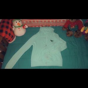 Pink mint green jacket